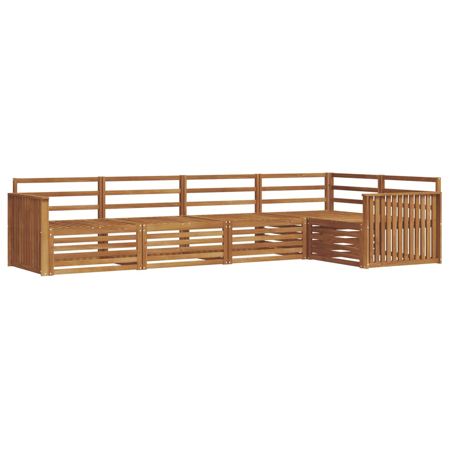 vidaXL Outdoor Sofa Set 5 pcs Natural