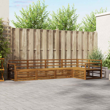 vidaXL Outdoor Sofa Set 5 pcs Natural