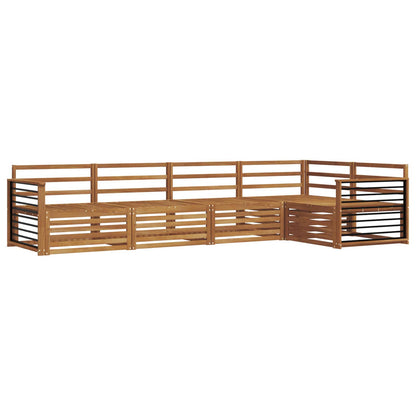 vidaXL Outdoor Sofa Set 5 pcs Natural