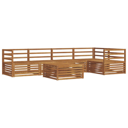 vidaXL Outdoor Sofa Set 6 pcs Natural