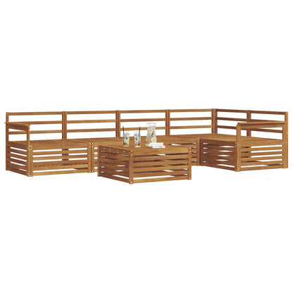 vidaXL Outdoor Sofa Set 6 pcs Natural