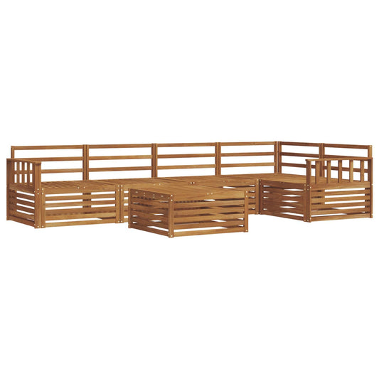 vidaXL Outdoor Sofa Set 6 pcs Natural