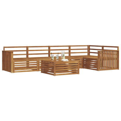 vidaXL Outdoor Sofa Set 6 pcs Natural