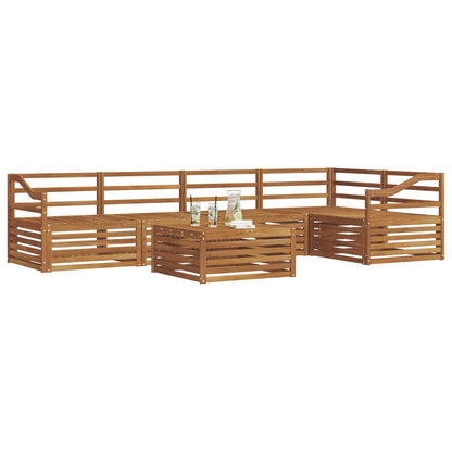 vidaXL Outdoor Sofa Set 6 pcs Natural