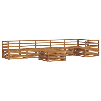 vidaXL Outdoor Sofa Set 7 pcs Natural