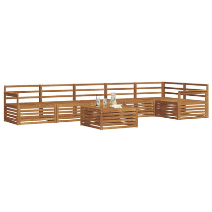 vidaXL Outdoor Sofa Set 7 pcs Natural