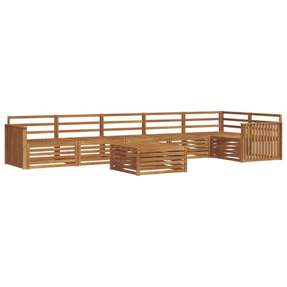vidaXL Outdoor Sofa Set 7 pcs Natural