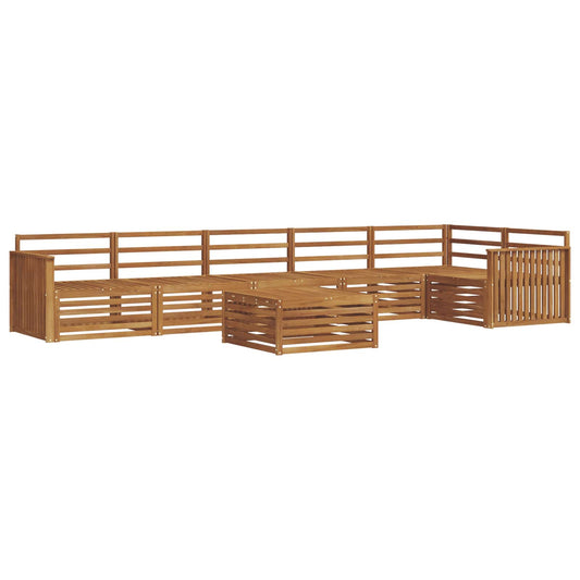 vidaXL Outdoor Sofa Set 7 pcs Natural