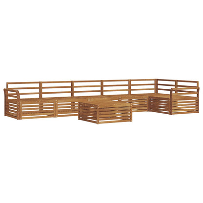 vidaXL Outdoor Sofa Set 7 pcs Natural