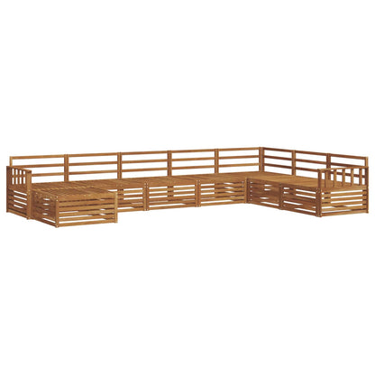 vidaXL Outdoor Sofa Set 8 pcs Natural