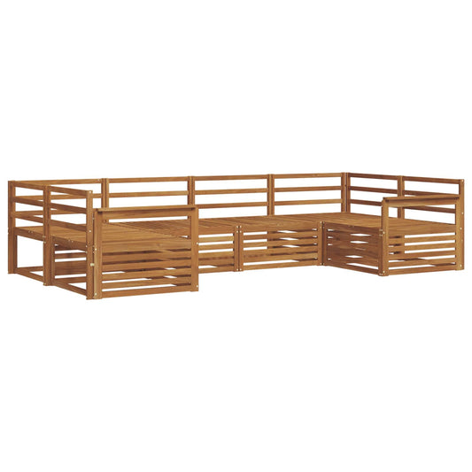 vidaXL Outdoor Sofa Set 6 pcs Natural