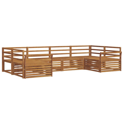vidaXL Outdoor Sofa Set 6 pcs Natural