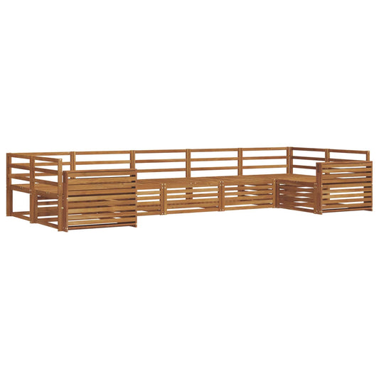 vidaXL Outdoor Sofa Set 7 pcs Natural