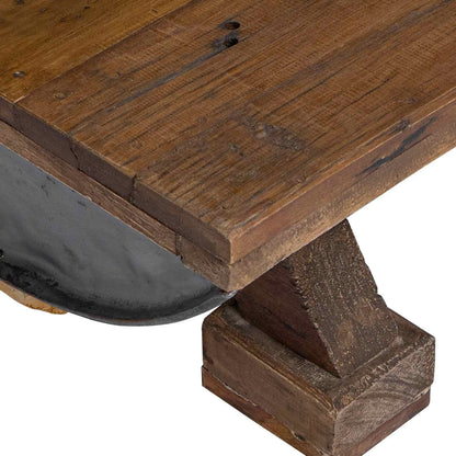 vidaXL Coffee Table Natural 90 x 50 x 35 cm Wood