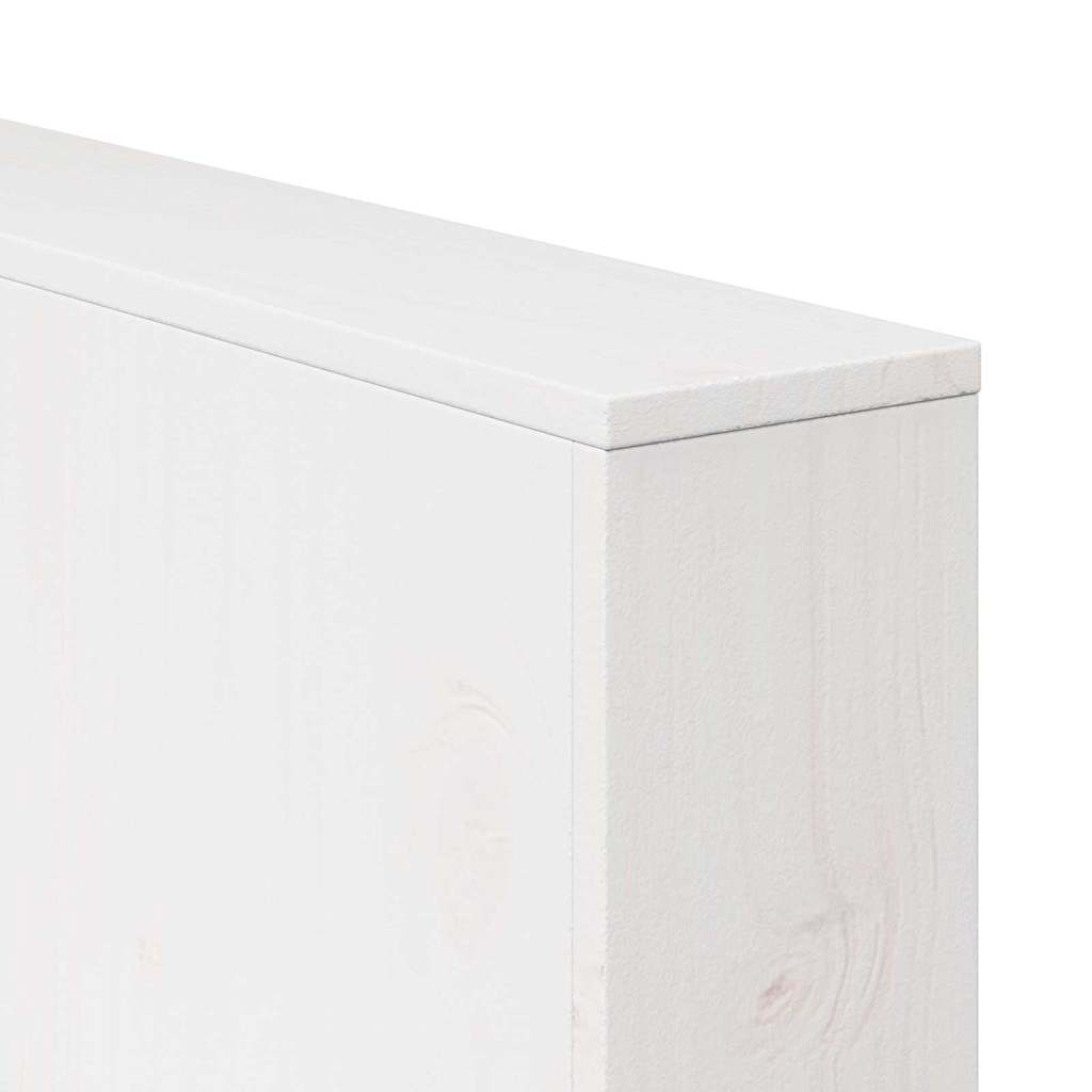 vidaXL Garden Sofa White 134 x 60 x 62 cm Solid Pine Wood