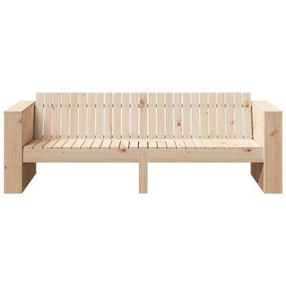 vidaXL Garden Sofa Natural 185.5 x 60 x 62 cm Solid Pine Wood