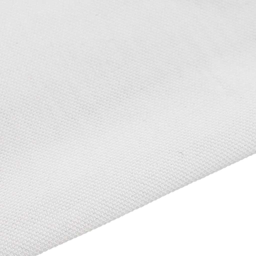 vidaXL Drain Pipe White 16 x 1000 cm Fabric