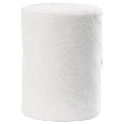 vidaXL Drain Pipe White 16 x 2000 cm Fabric