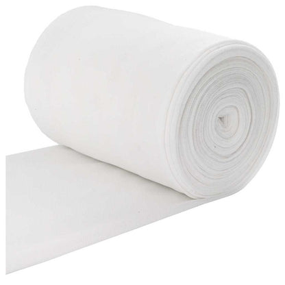 vidaXL Drain Pipe White 16 x 2000 cm Fabric