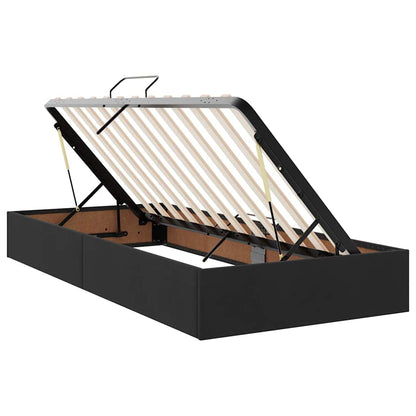 vidaXL Storage Bed with Headboard Black 90 x 190 cm Velvet
