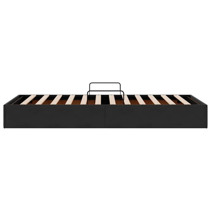 vidaXL Storage Bed with Headboard Black 90 x 190 cm Velvet