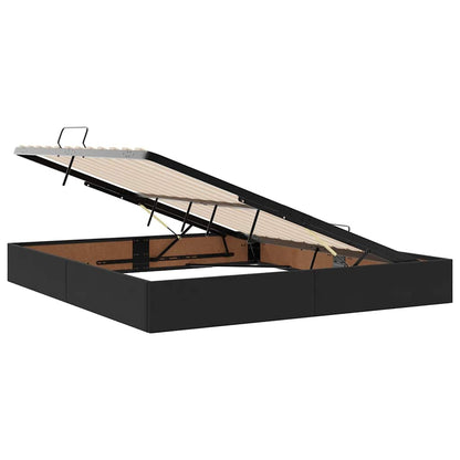 vidaXL Storage Bed with Storage Black 180 x 200 cm Velvet