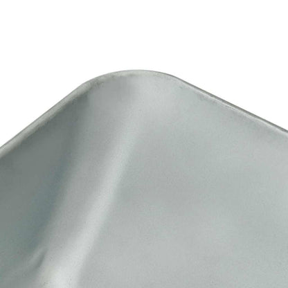 vidaXL Wheelbarrow Silver and Black 133 x 62.5 x 58 cm Steel