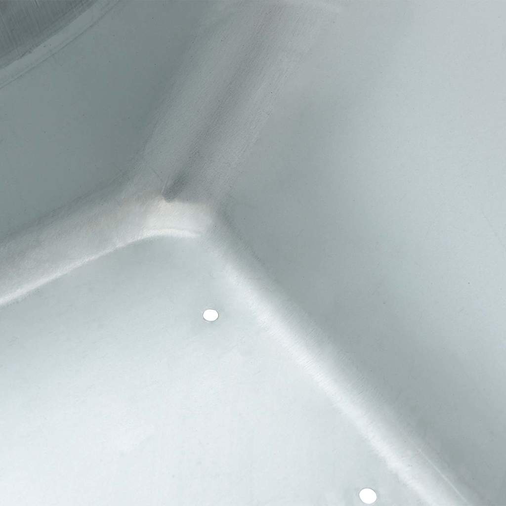 vidaXL Wheelbarrow Tray Replacement Silver 88 x 60 x 32 cm Steel