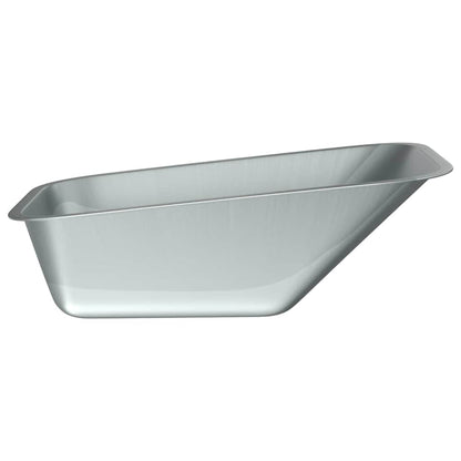 vidaXL Wheelbarrow Tray Replacement Silver 88 x 60 x 32 cm Steel