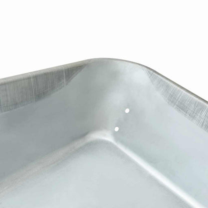 vidaXL Wheelbarrow Tray Replacement Silver 90 x 63 x 28 cm Steel