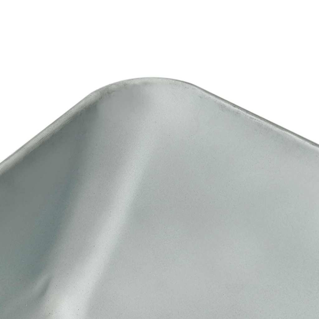 vidaXL Wheelbarrow Tray Replacement Silver 80 x 60 x 25 cm Steel