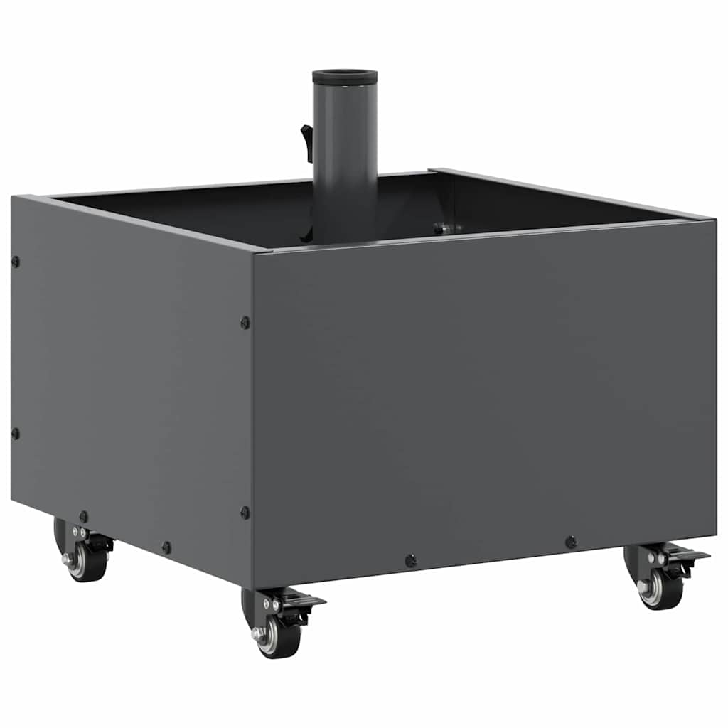 vidaXL Parasol Base Manual Anthracite 45 x 45 x 45 cm Steel