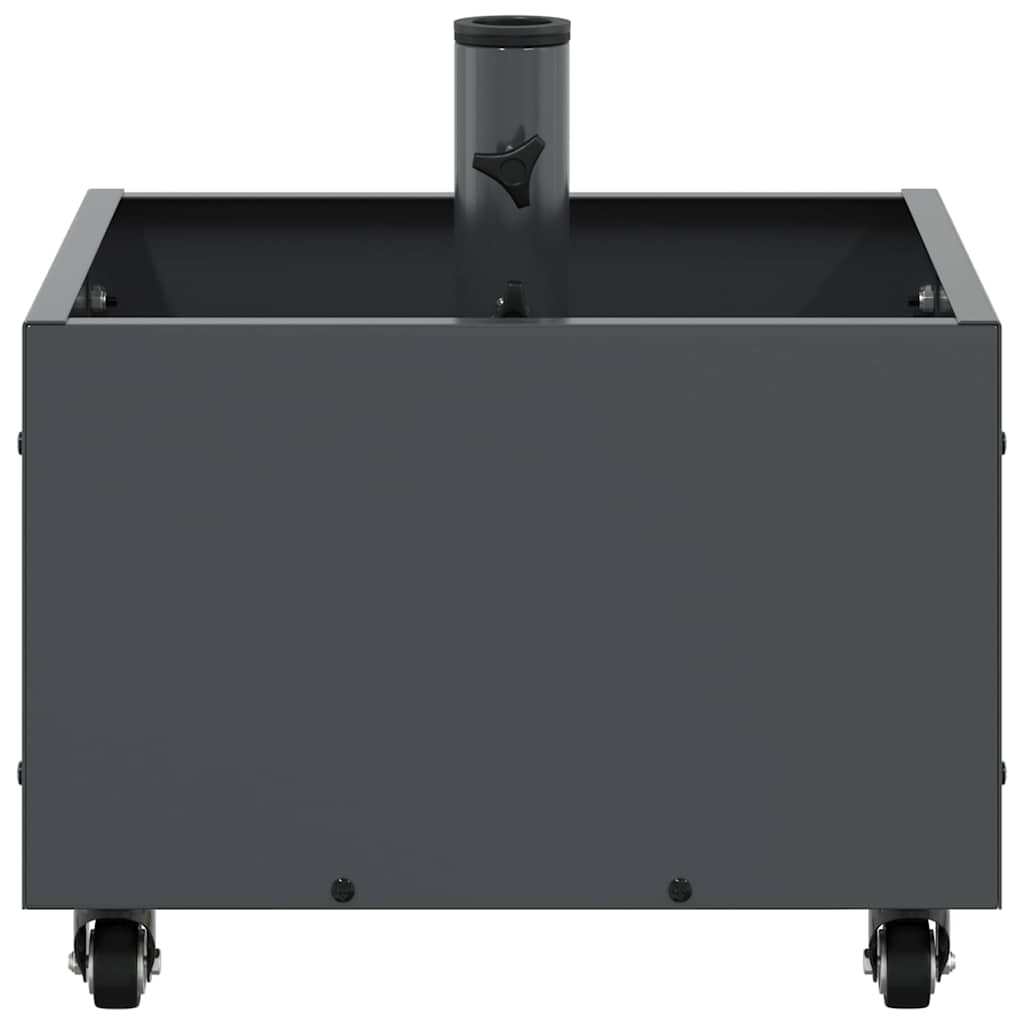 vidaXL Parasol Base Manual Anthracite 45 x 45 x 45 cm Steel