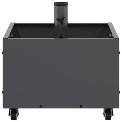 vidaXL Parasol Base Manual Anthracite 45 x 45 x 45 cm Steel
