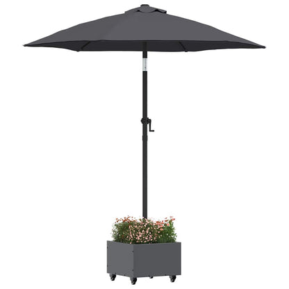 vidaXL Parasol Base Manual Anthracite 45 x 45 x 45 cm Steel
