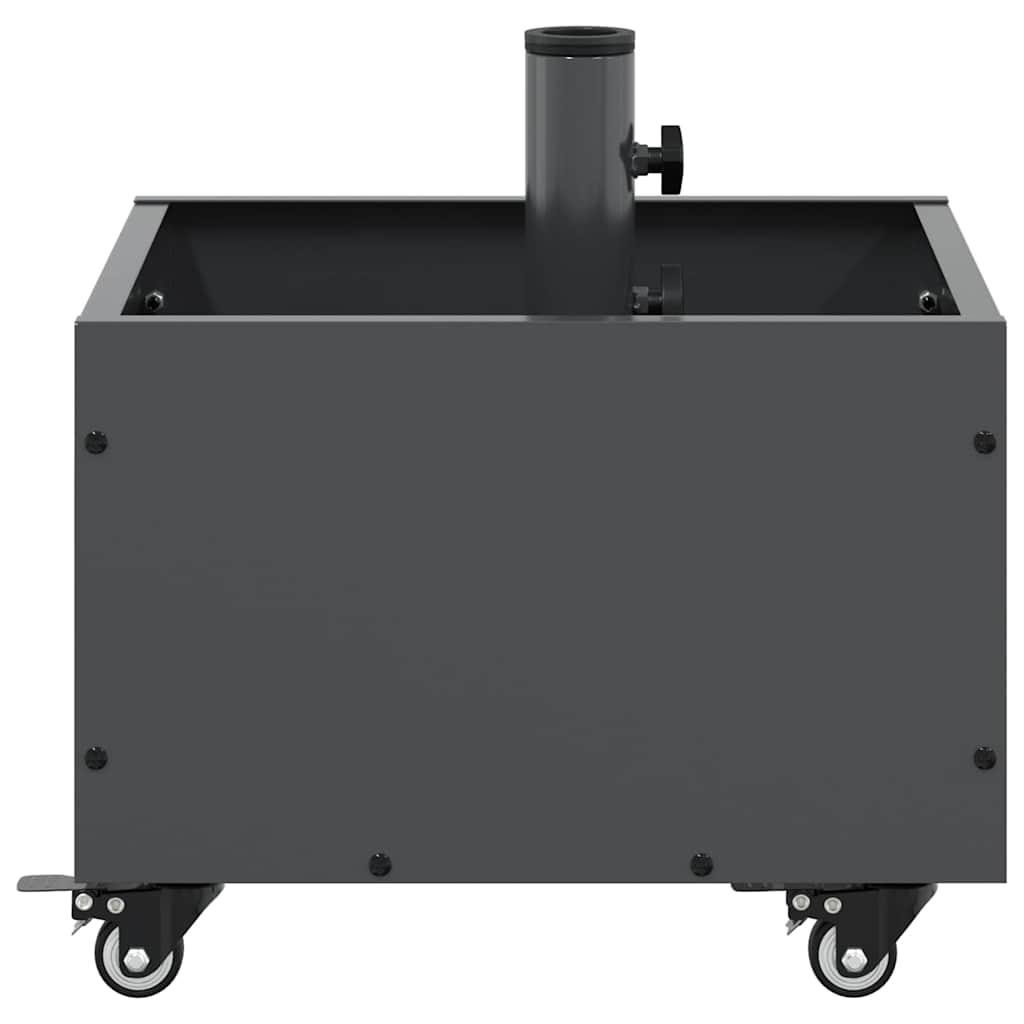 vidaXL Parasol Base Manual Anthracite 45 x 45 x 45 cm Steel