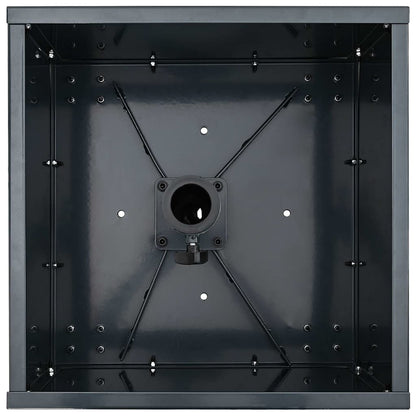 vidaXL Parasol Base Manual Anthracite 45 x 45 x 45 cm Steel
