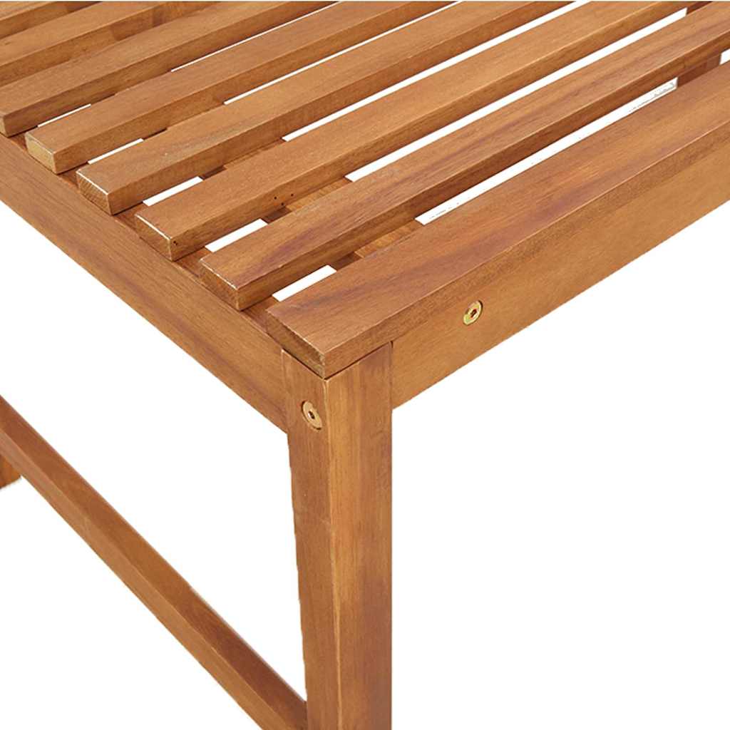 vidaXL Garden Bench Set 5 pcs Brown Solid Acacia Wood