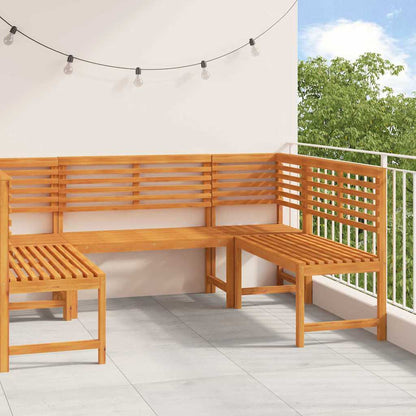 vidaXL Garden Bench Set 5 pcs Brown Solid Acacia Wood