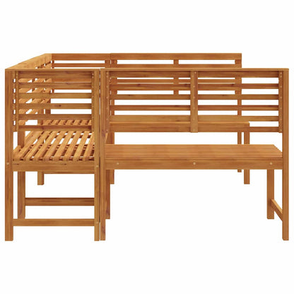 vidaXL Garden Bench Set 5 pcs Brown Solid Acacia Wood