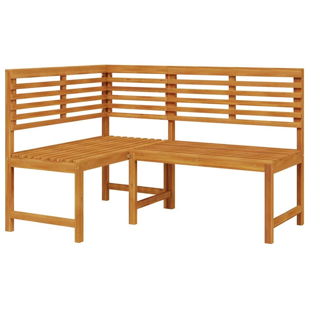 vidaXL Garden Bench Set 3 pcs Brown Solid Acacia Wood