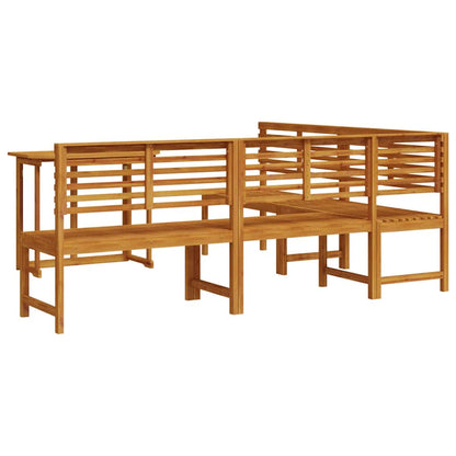 vidaXL Garden Bench Set 4 pcs Brown Solid acacia wood