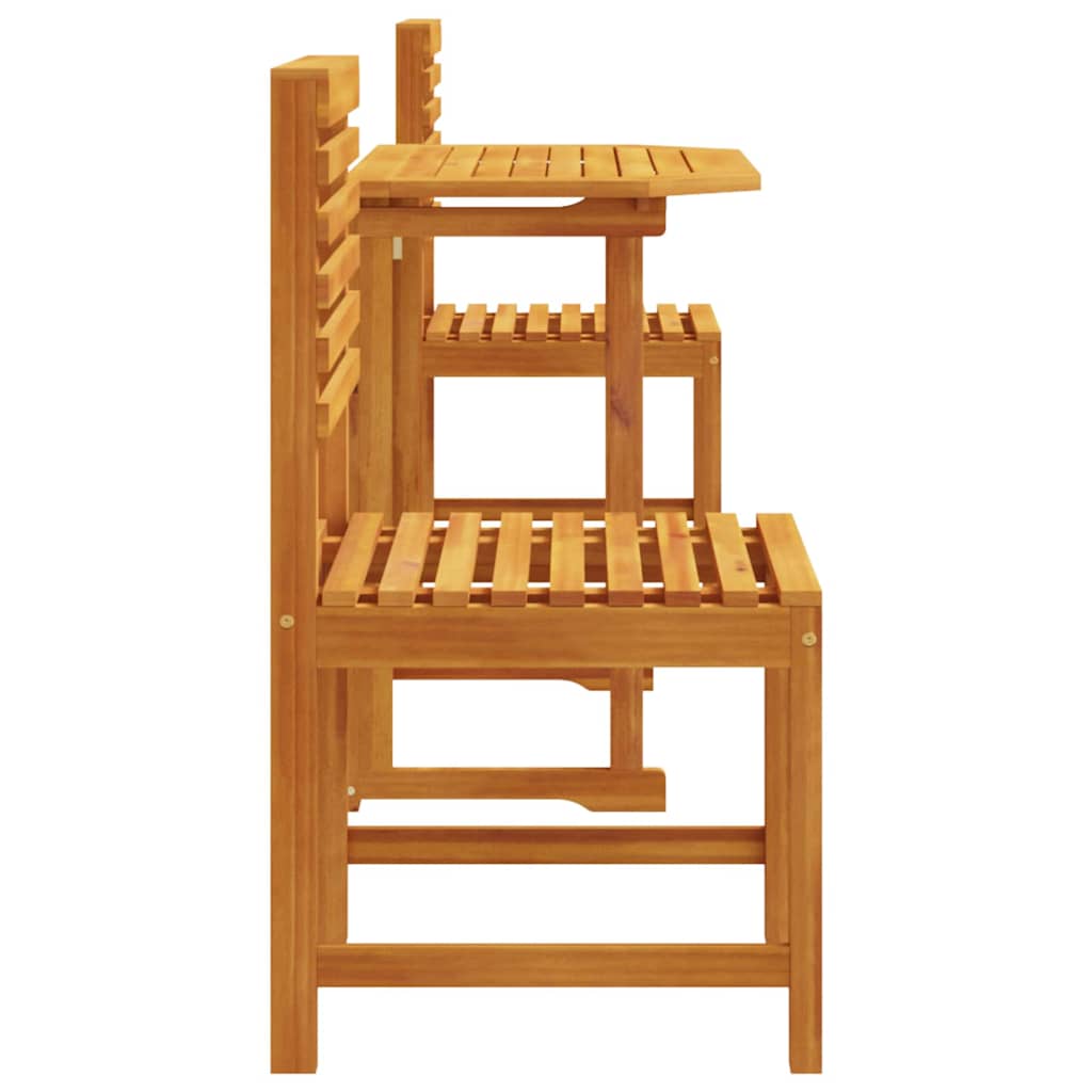 vidaXL Garden Bistro Set 3 pcs Brown Solid acacia wood