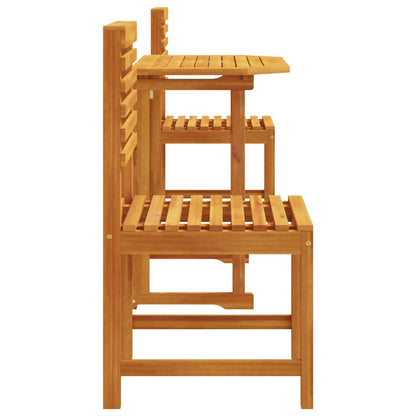 vidaXL Garden Bistro Set 3 pcs Brown Solid acacia wood