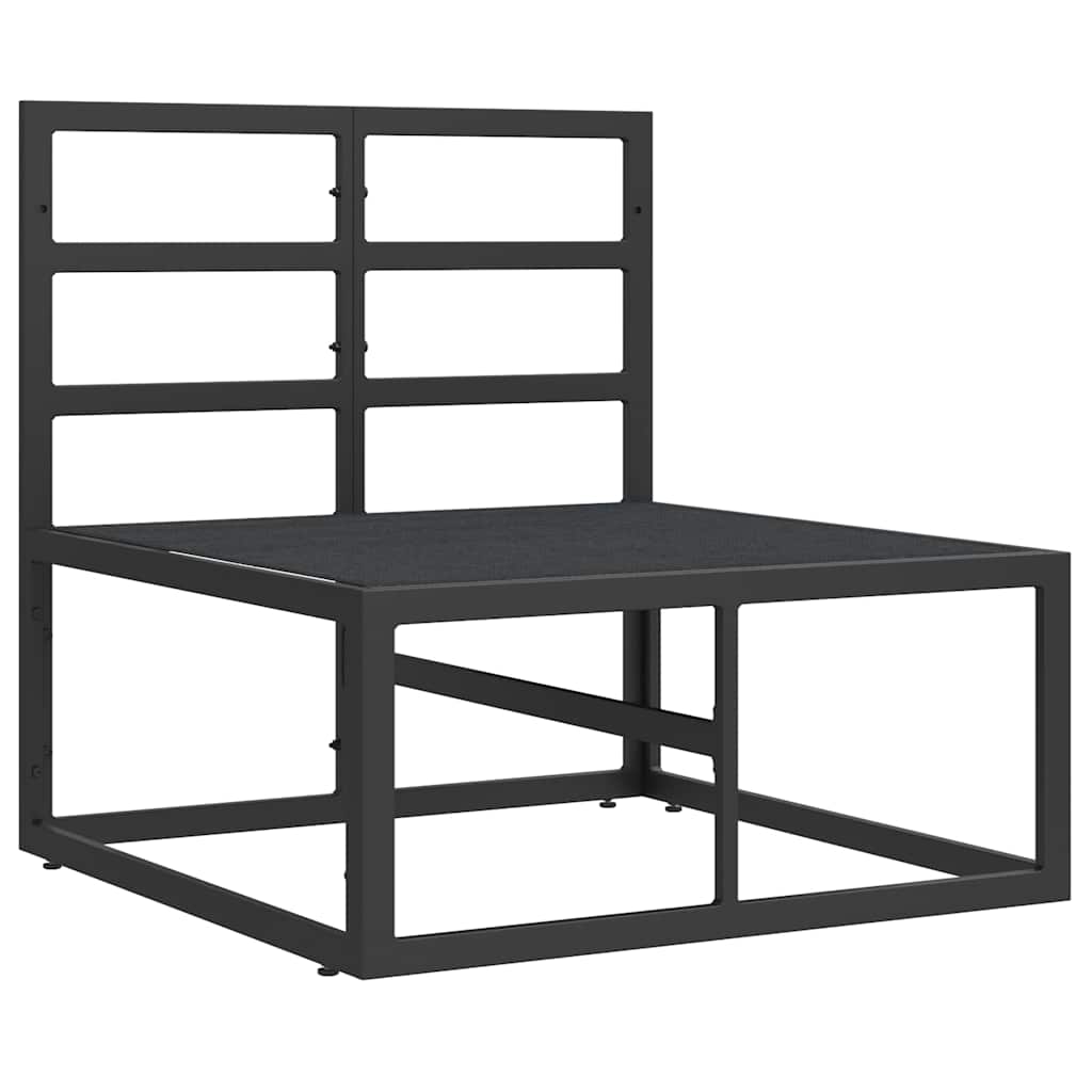 vidaXL Outdoor Furniture Black and Anthracite 70 x 71.5 x 71 cm Metal