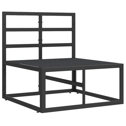 vidaXL Outdoor Furniture Black and Anthracite 70 x 71.5 x 71 cm Metal