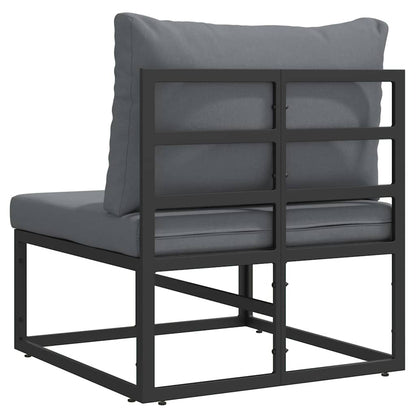 vidaXL Outdoor Furniture Black and Anthracite 70 x 71.5 x 71 cm Metal