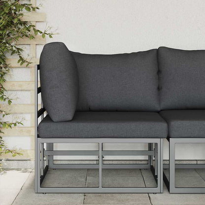 vidaXL Outdoor Furniture Black and Anthracite 71.5 x 71.5 x71 cm Metal