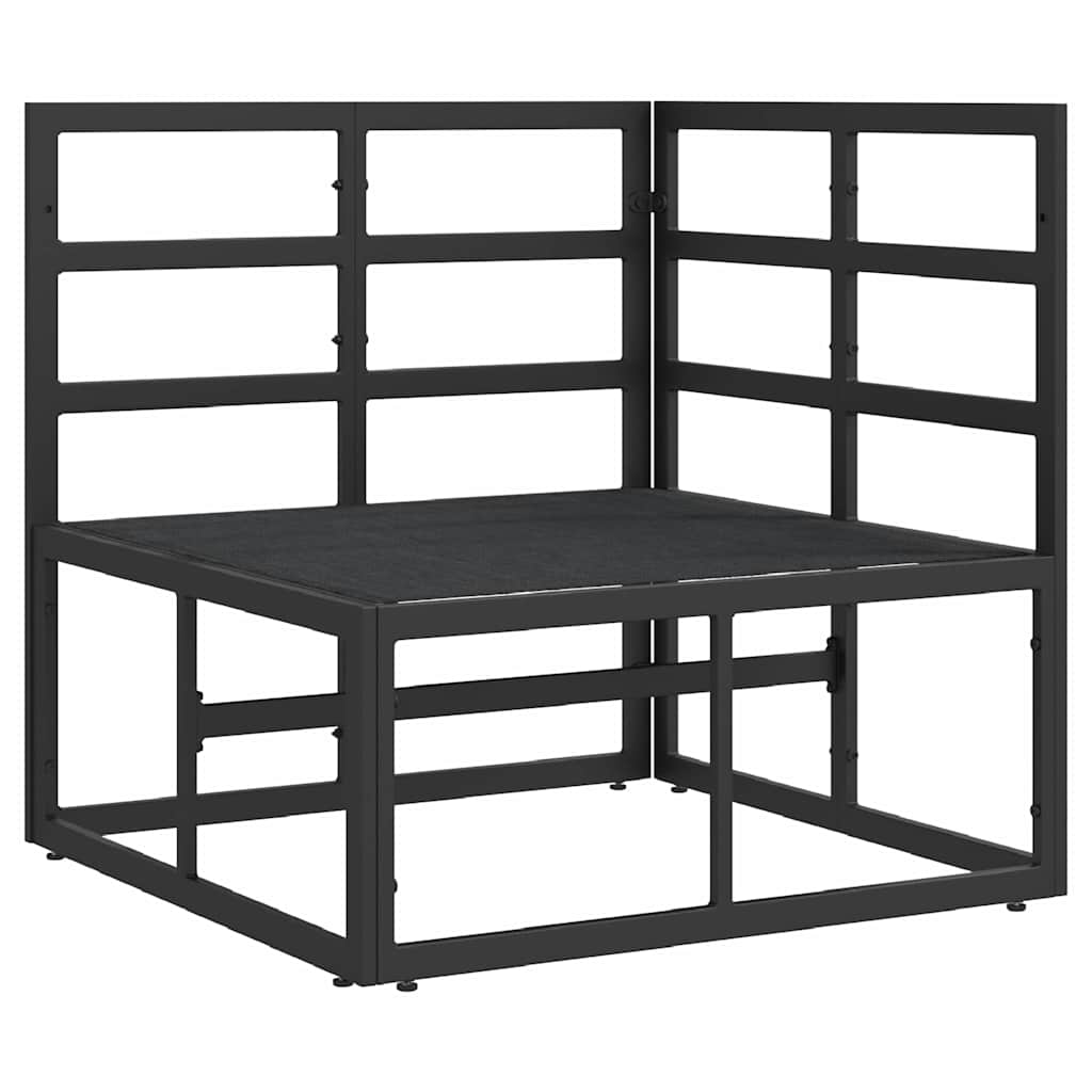 vidaXL Outdoor Furniture Black and Anthracite 71.5 x 71.5 x71 cm Metal