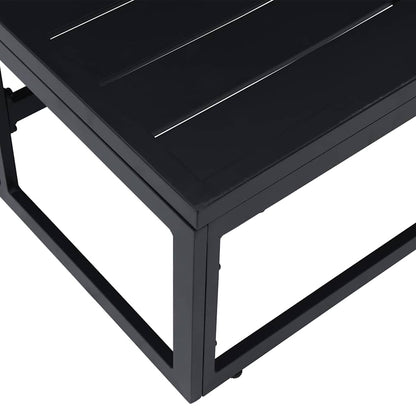 vidaXL Outdoor Furniture Black 70 x 70 x32 cm Metal